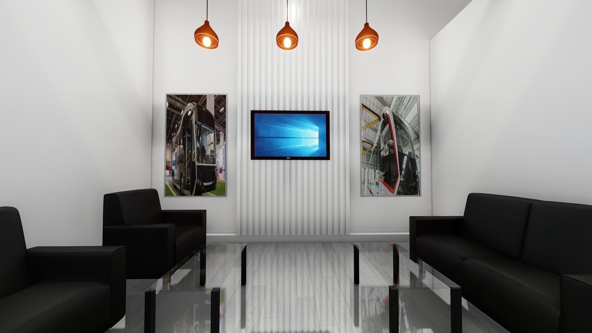 12x6 Exhibition Stand 3D model_4