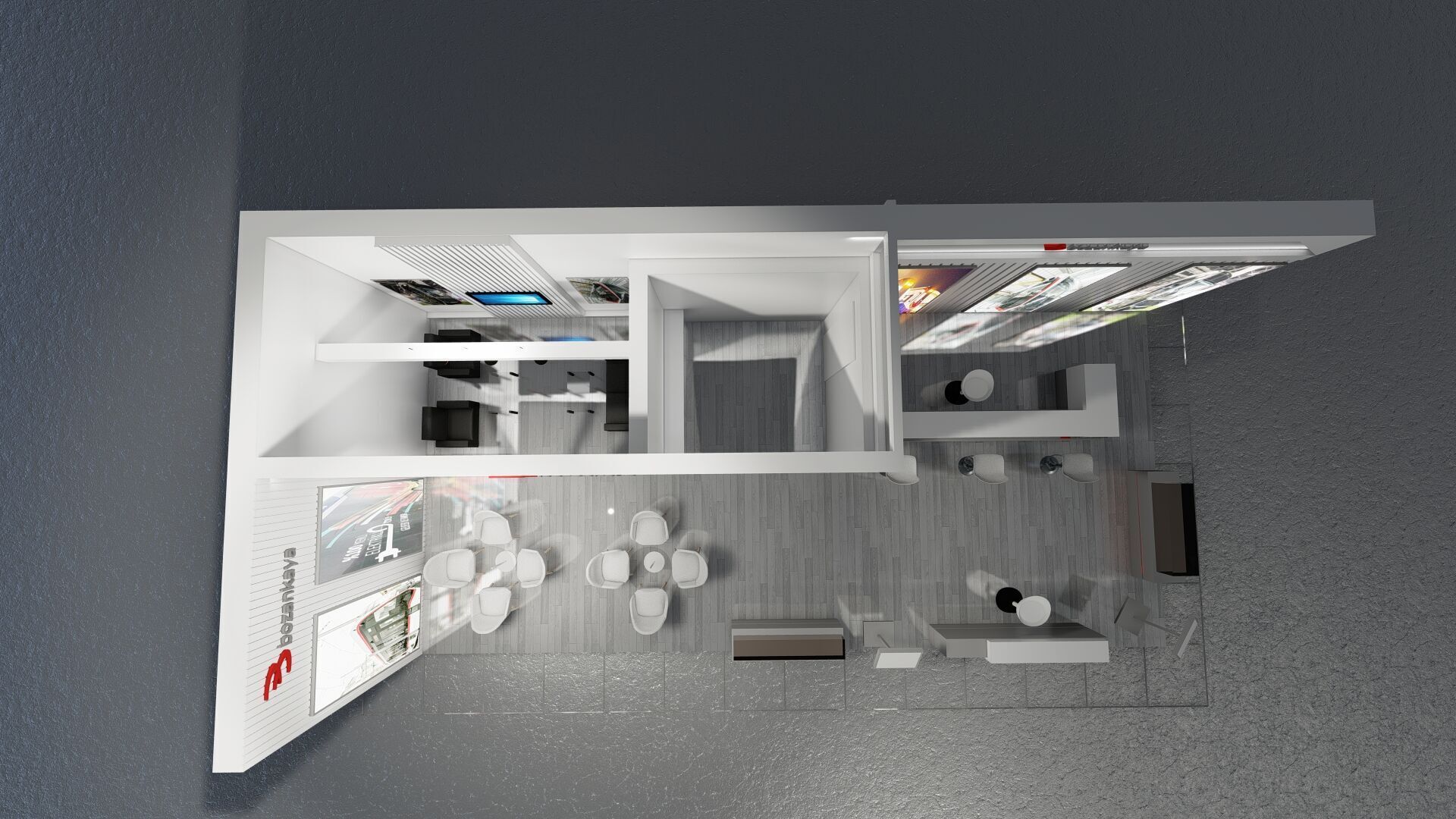 12x6 Exhibition Stand 3D model_5