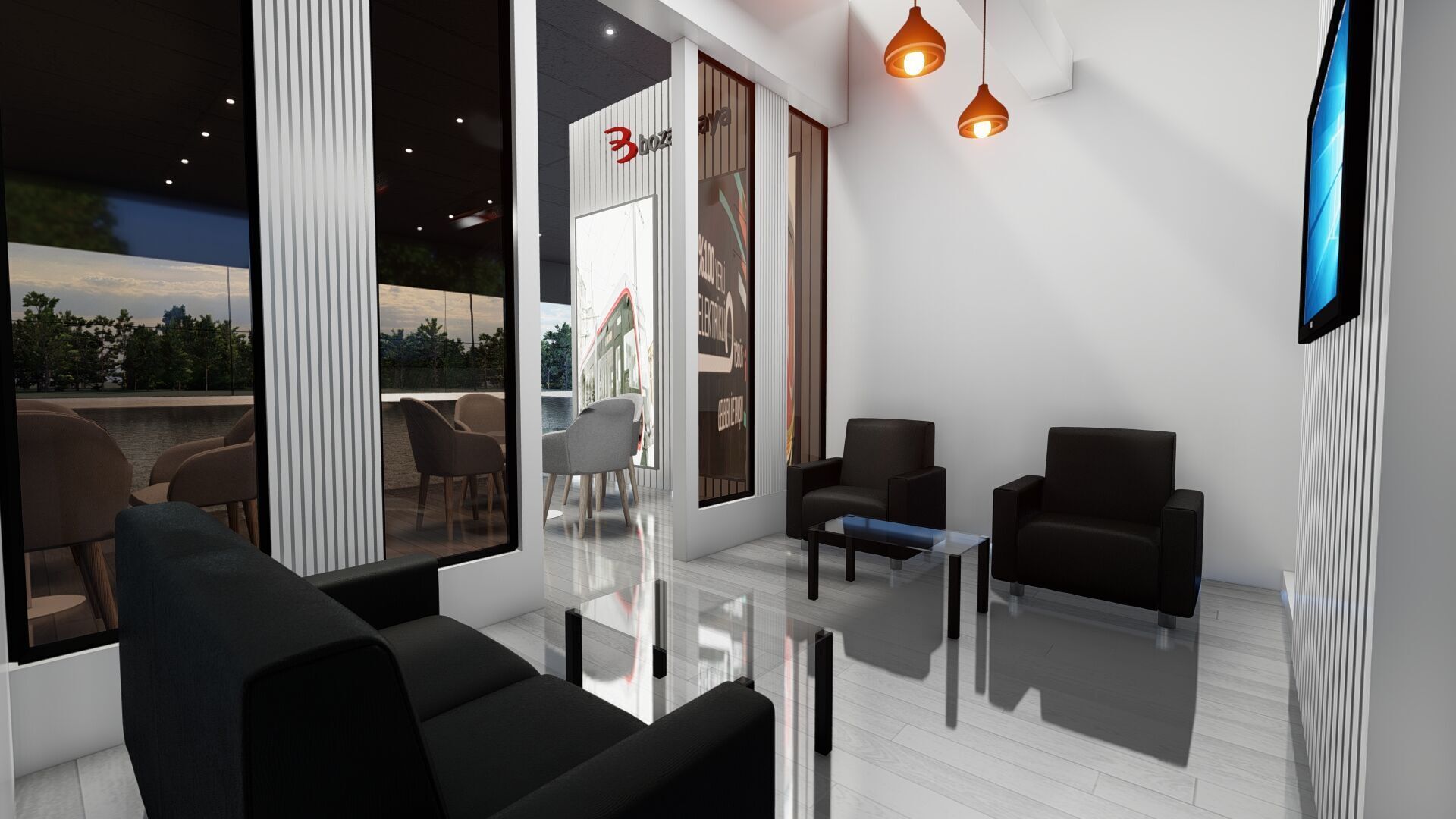 12x6 Exhibition Stand 3D model_6