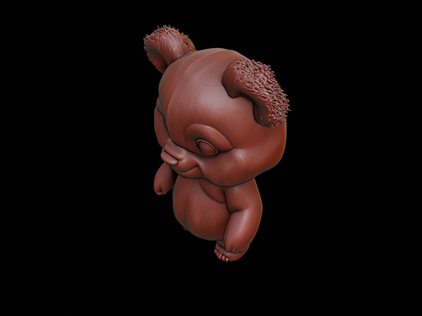 Panda Animal Cartoon 3D print model_1