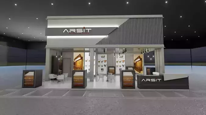 10x6 Exhibition  Stand  3D model