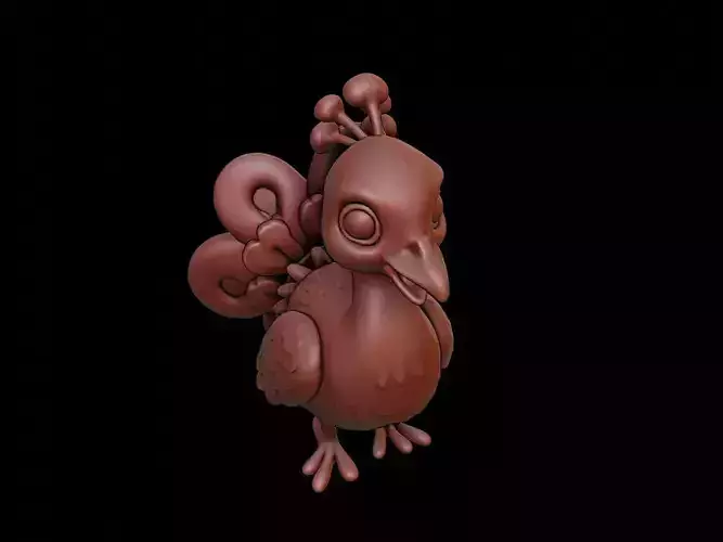 Peacock Animal Cartoon