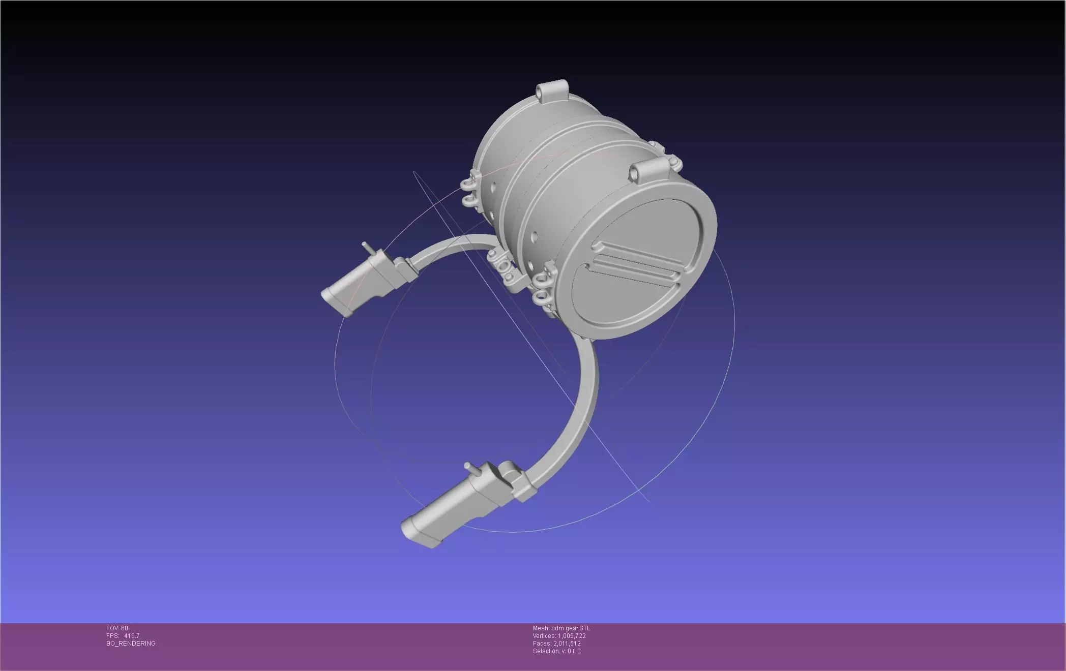 Attack On Titan ODM Gear Original Manga Version 3D print model_0