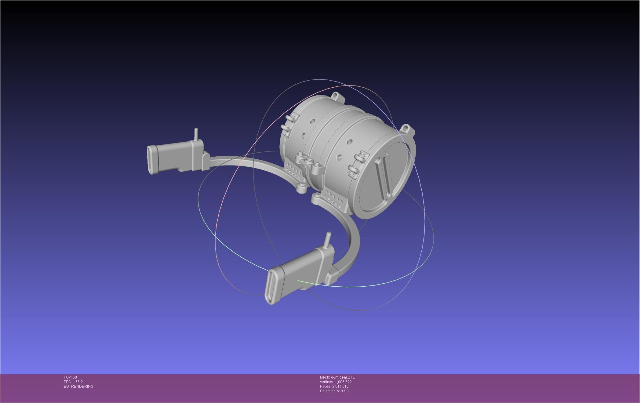 Attack On Titan ODM Gear Original Manga Version 3D print model_39