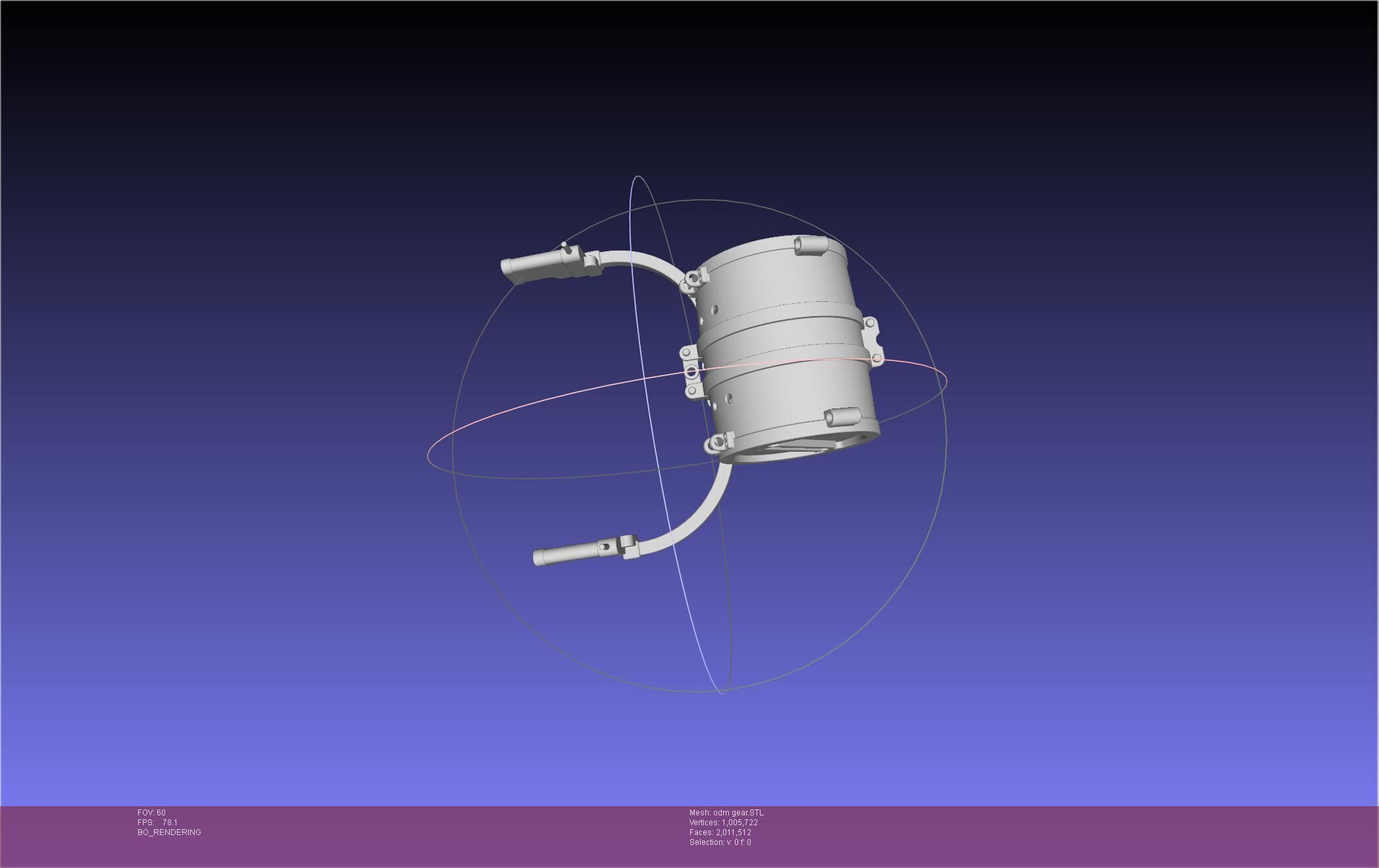 Attack On Titan ODM Gear Original Manga Version 3D print model_5