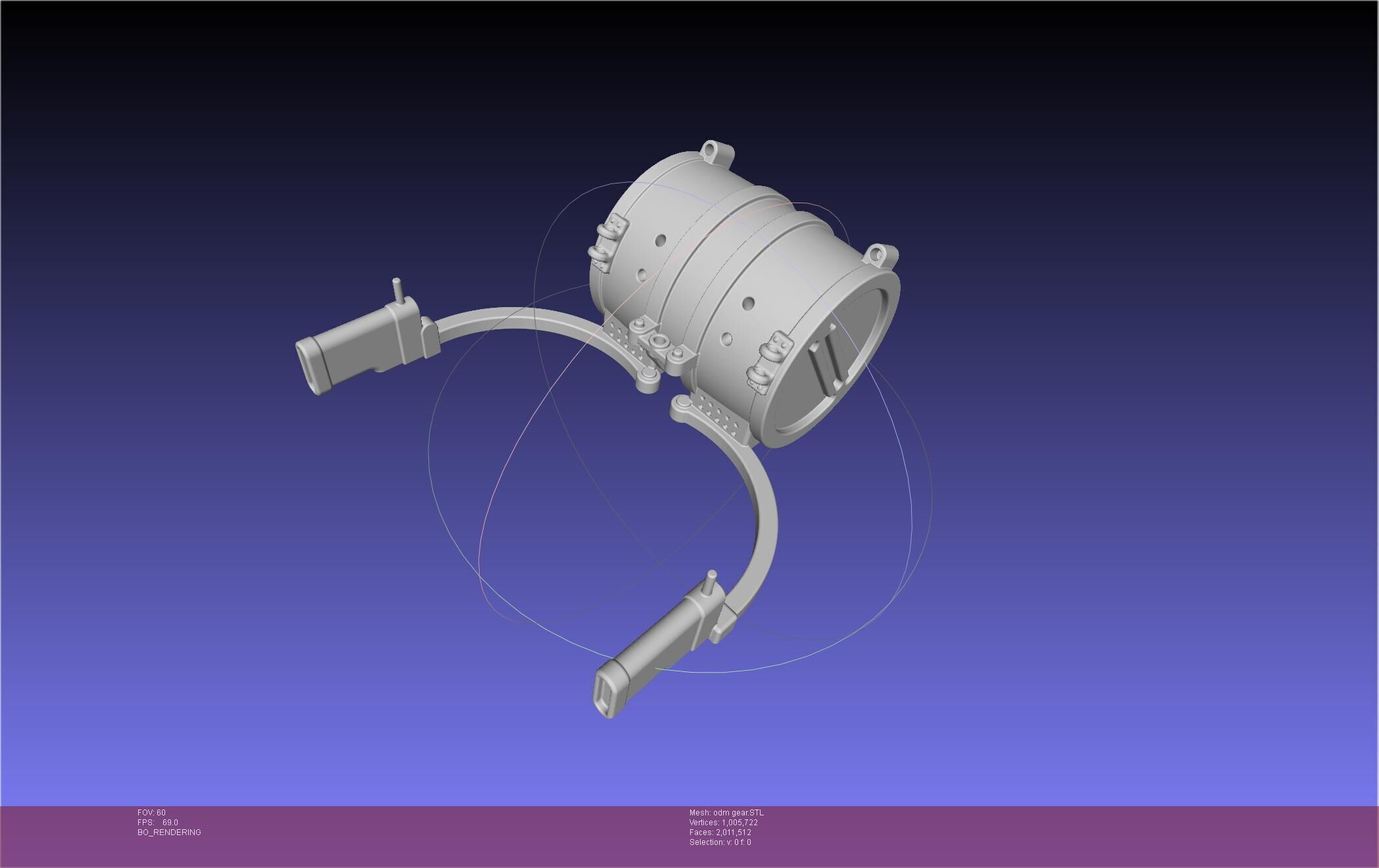 Attack On Titan ODM Gear Original Manga Version 3D print model_40