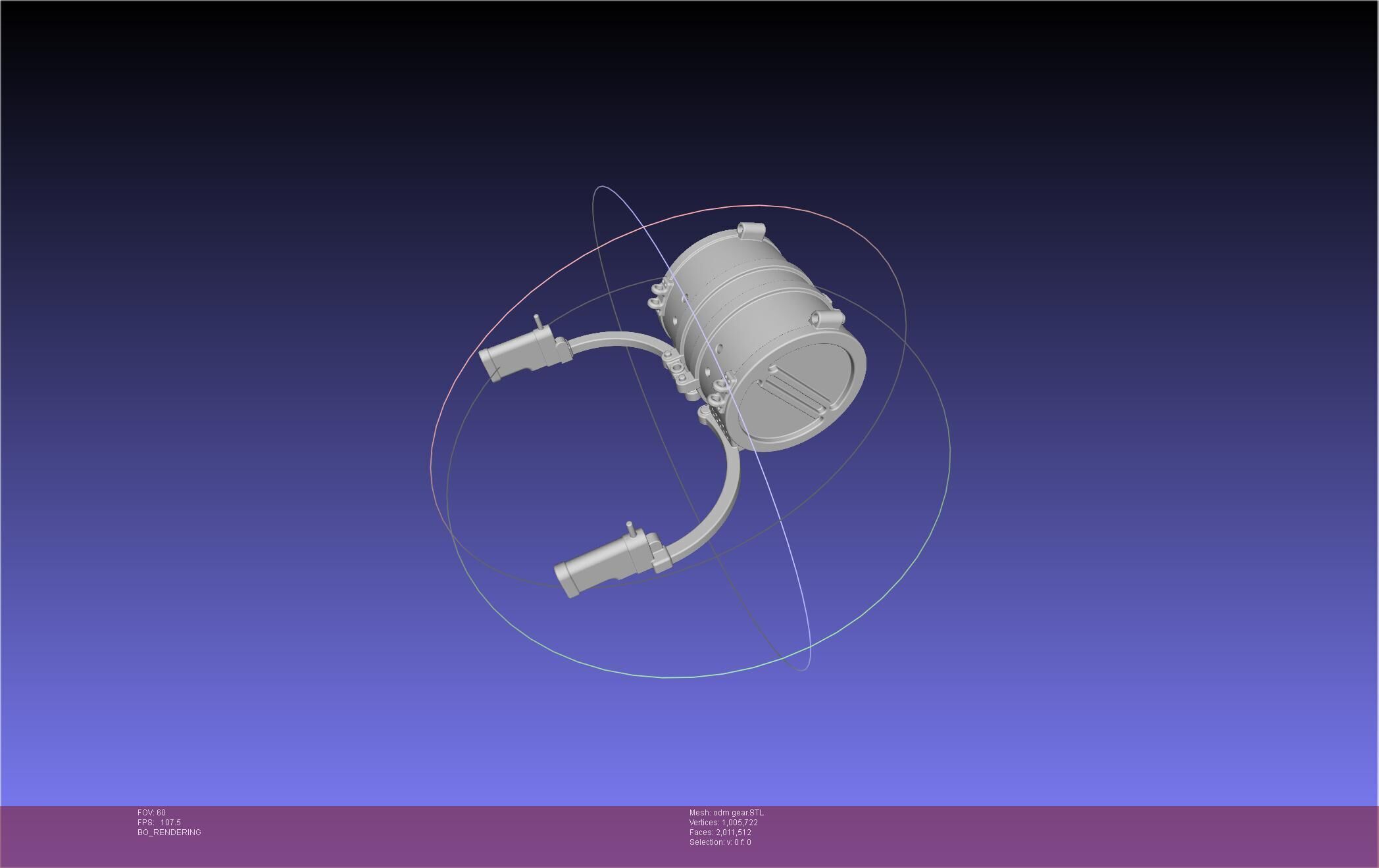 Attack On Titan ODM Gear Original Manga Version 3D print model_6