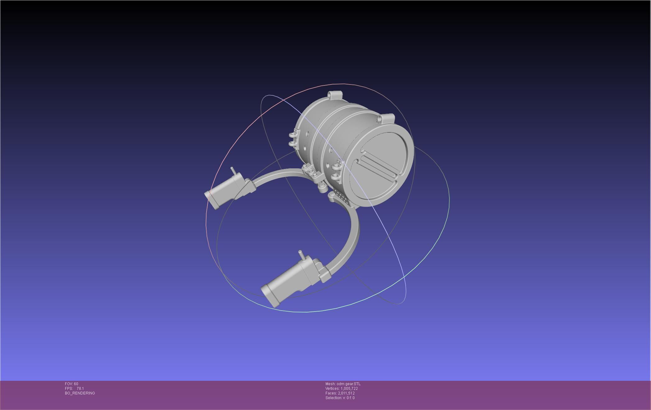 Attack On Titan ODM Gear Original Manga Version 3D print model_1