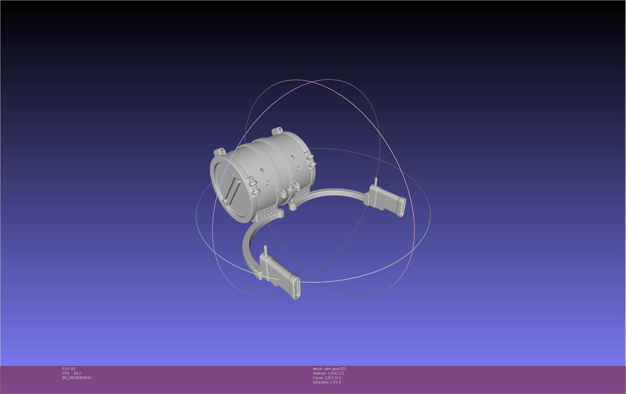 Attack On Titan ODM Gear Original Manga Version 3D print model_8