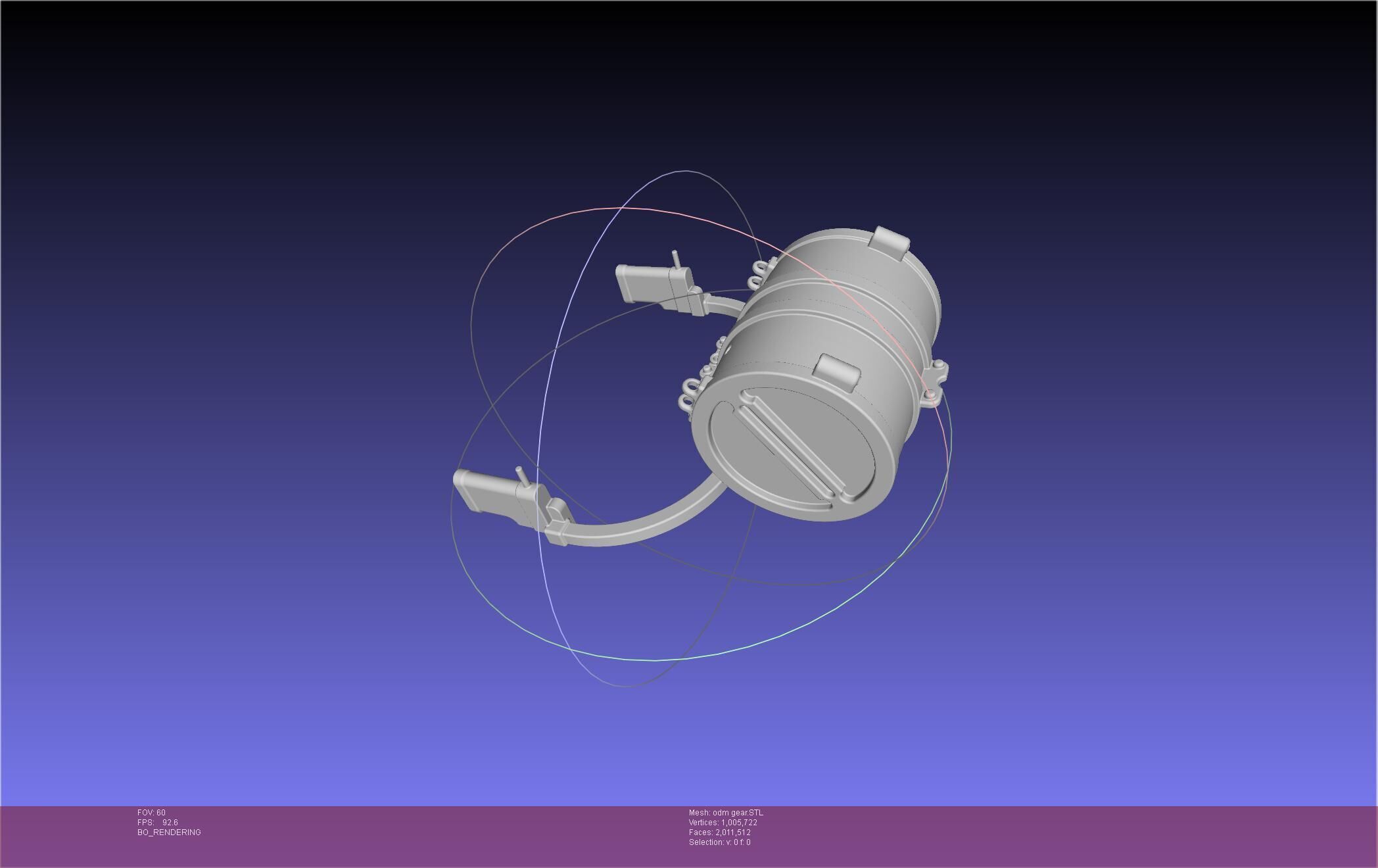 Attack On Titan ODM Gear Original Manga Version 3D print model_3