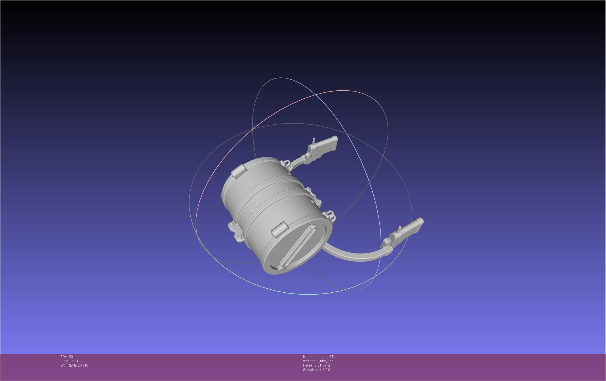 Attack On Titan ODM Gear Original Manga Version 3D print model_9