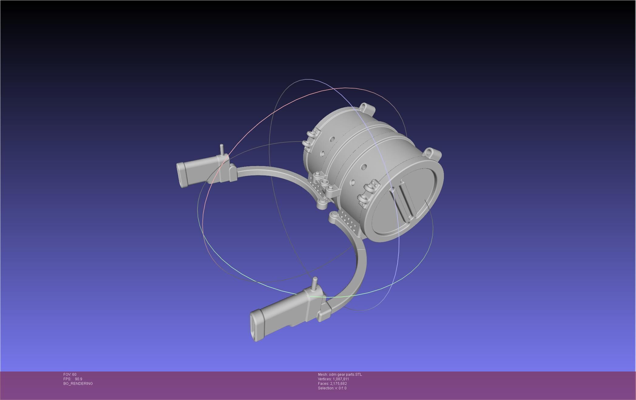 Attack On Titan ODM Gear Original Manga Version 3D print model_41