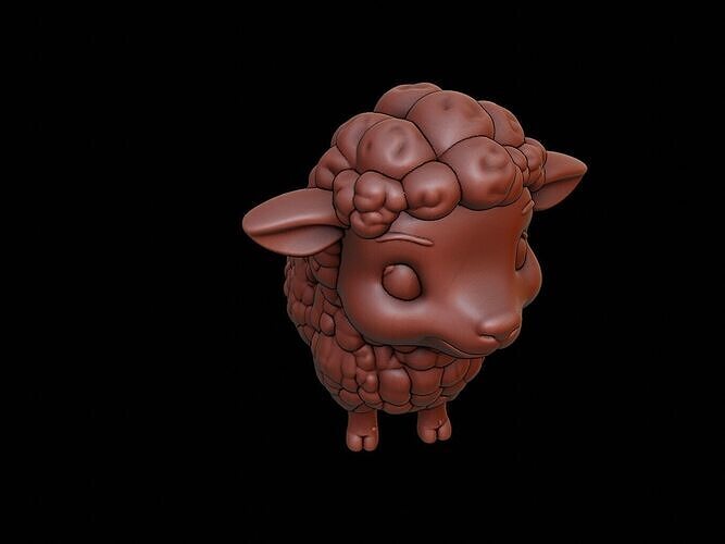 Sheep Animal Cartoon 3D print model