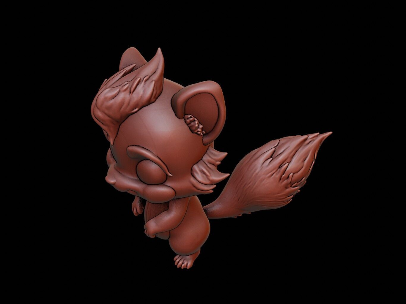 Skunk Animal Cartoon 3D print model_1