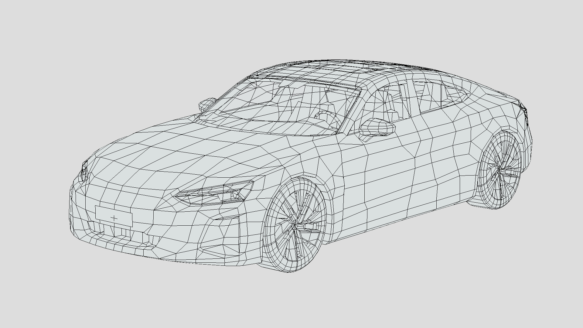 Audi etron GT quattro 2022 Low-poly 3D model_5
