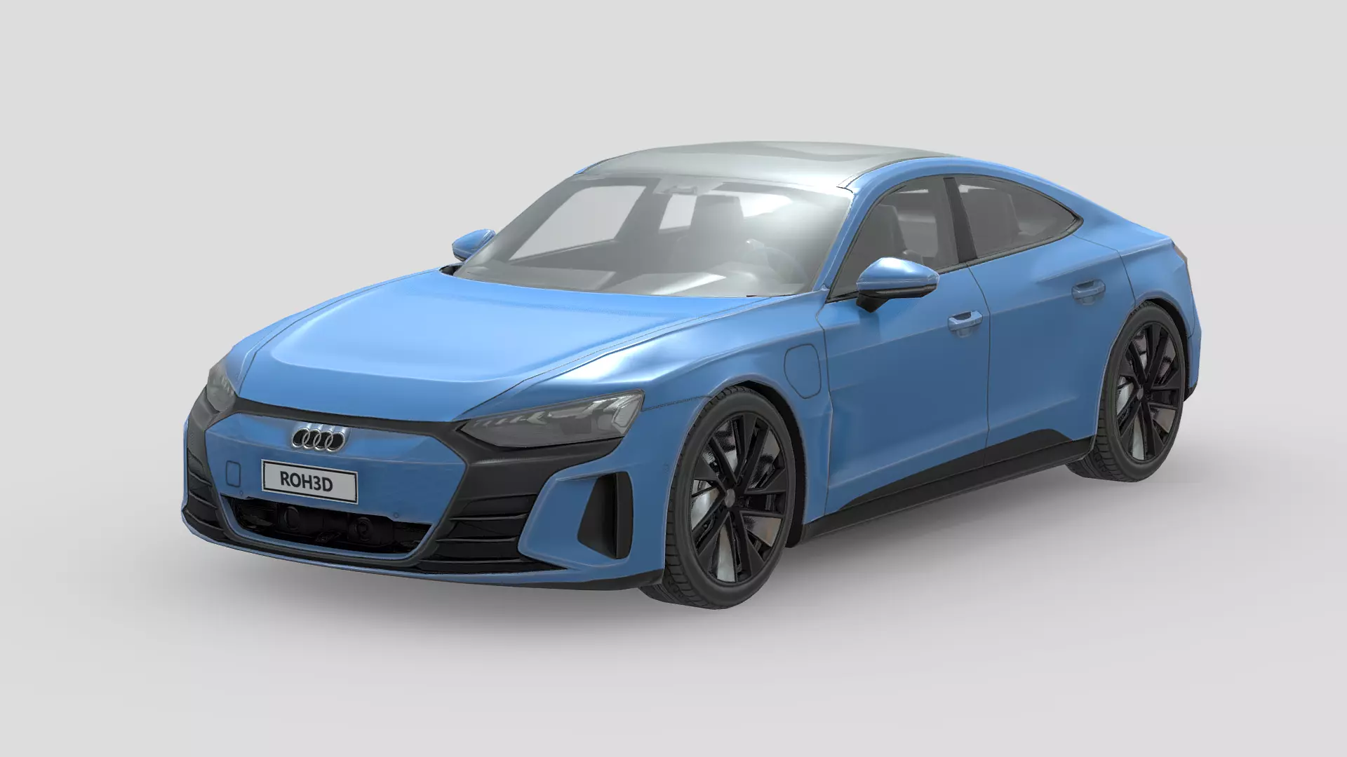 Audi etron GT quattro 2022 Low-poly 3D model_0