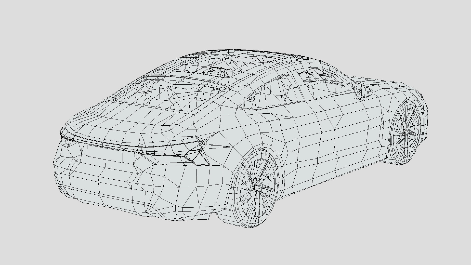 Audi etron GT quattro 2022 Low-poly 3D model_6