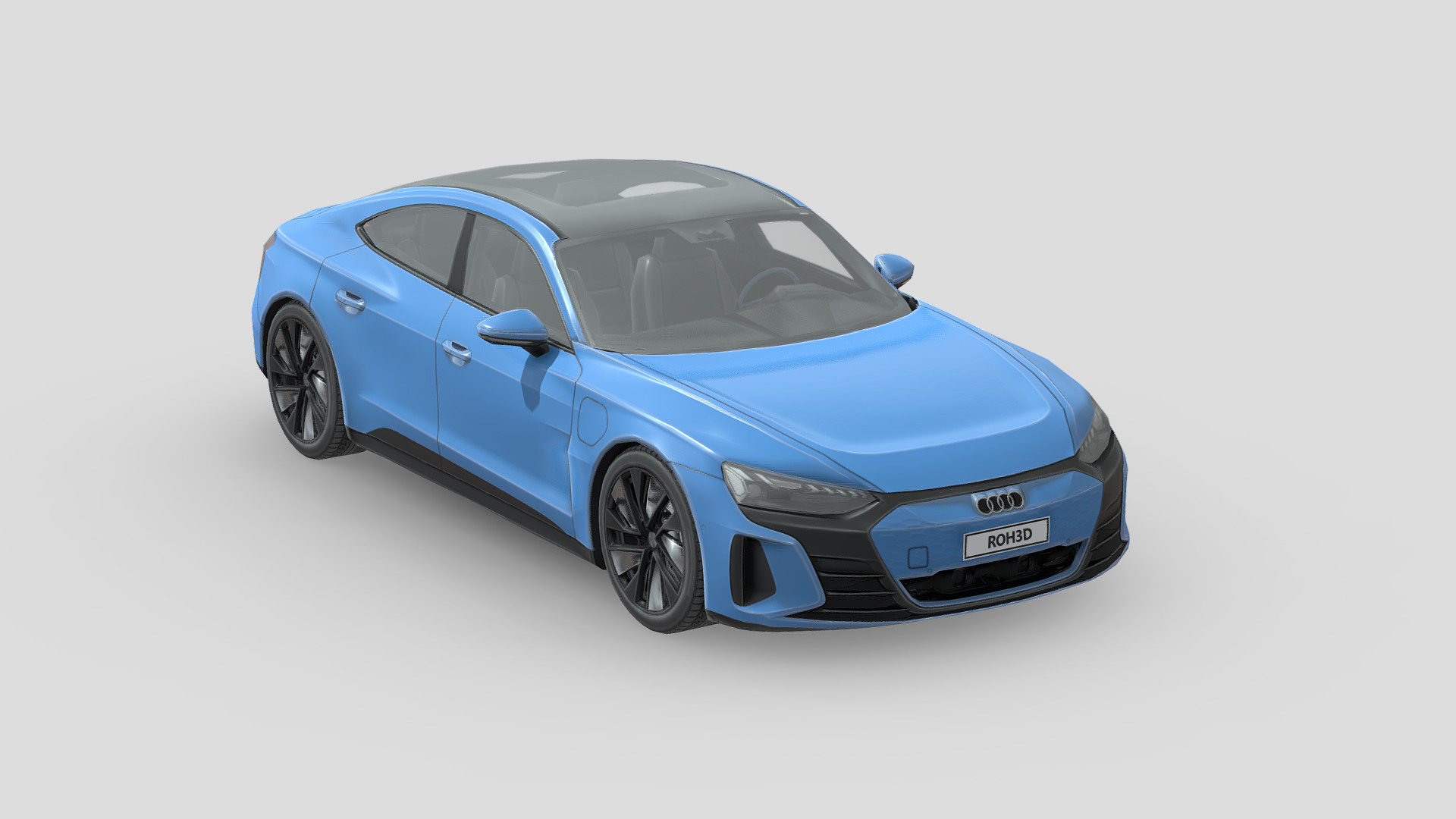Audi etron GT quattro 2022 Low-poly 3D model_3