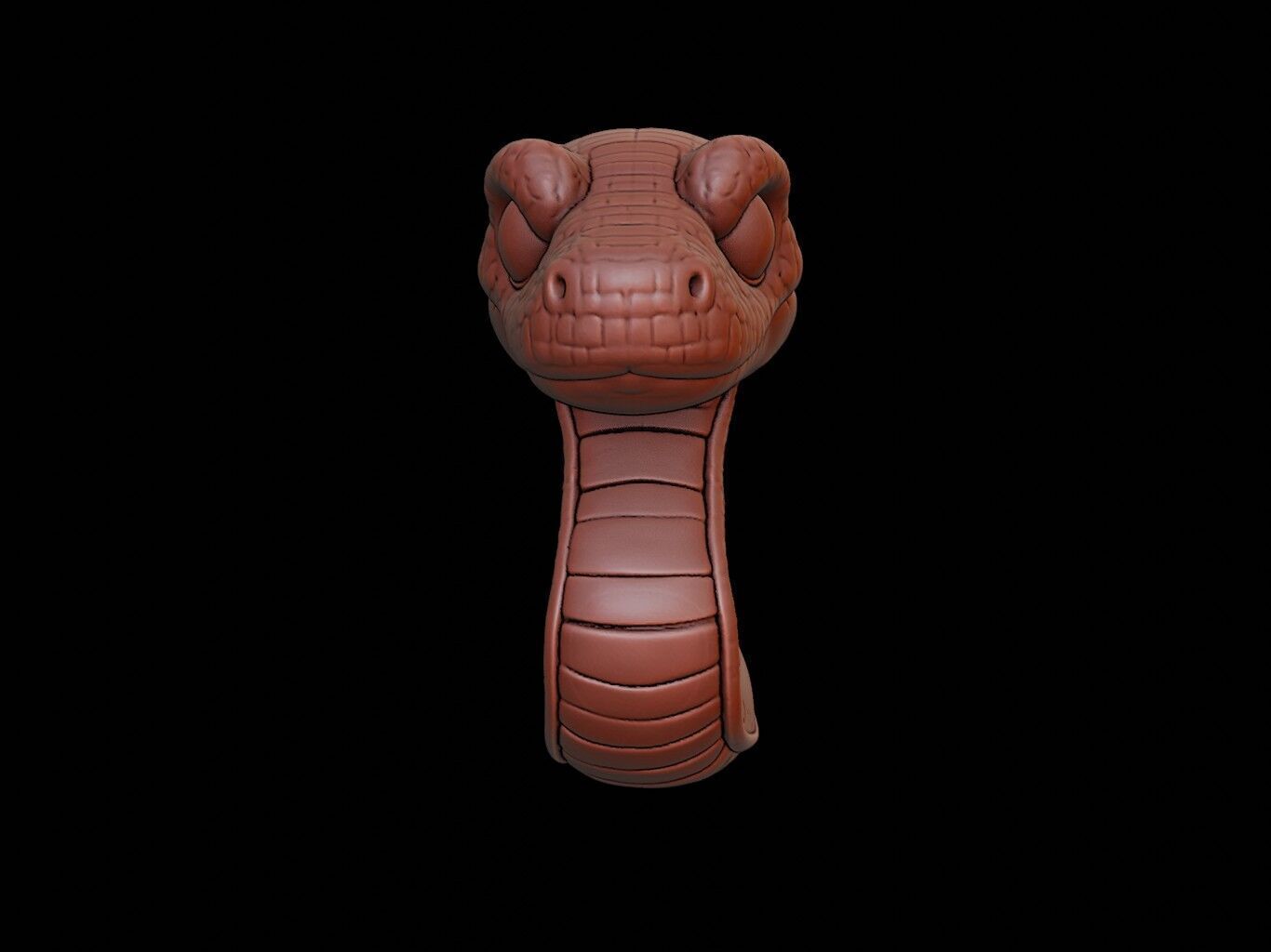 Snake Animal Cartoon 3D print model_2