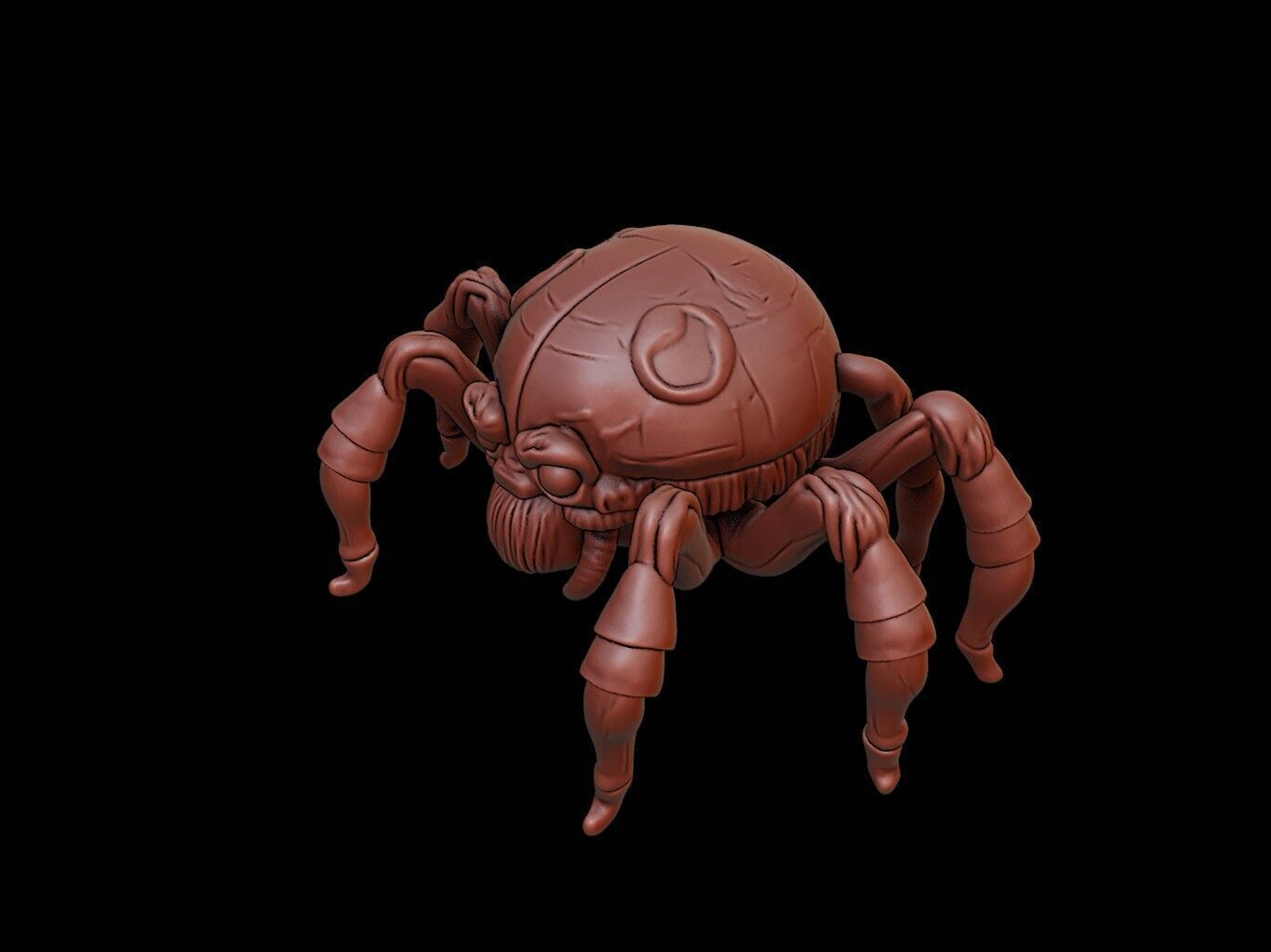Spider Animal Cartoon 3D print model_1