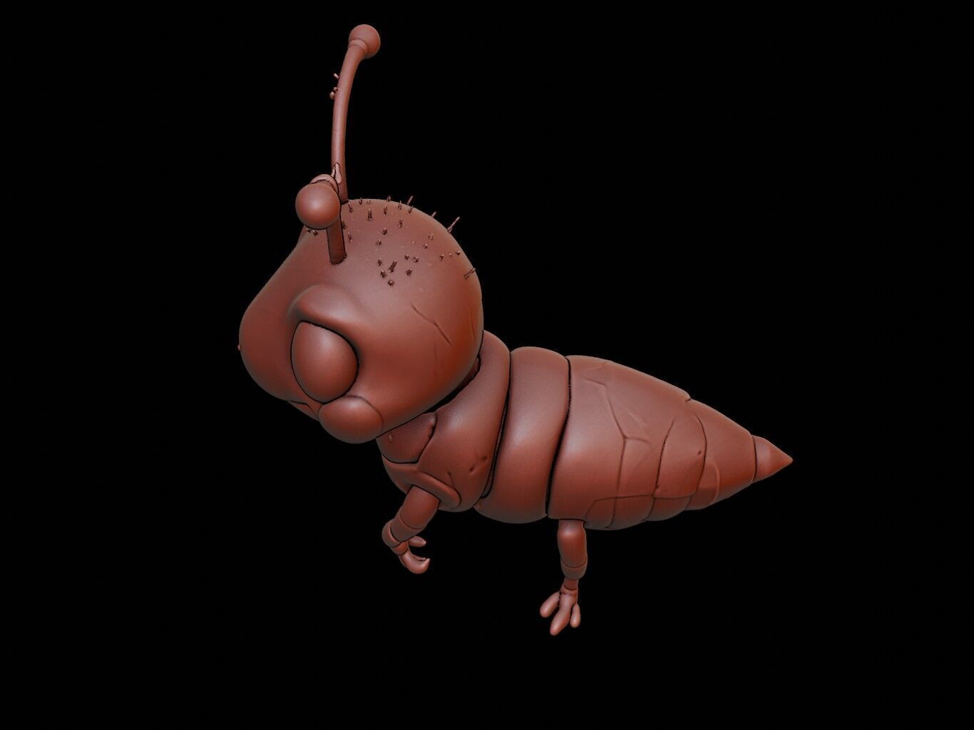 Termite Animal Cartoon 3D print model_1