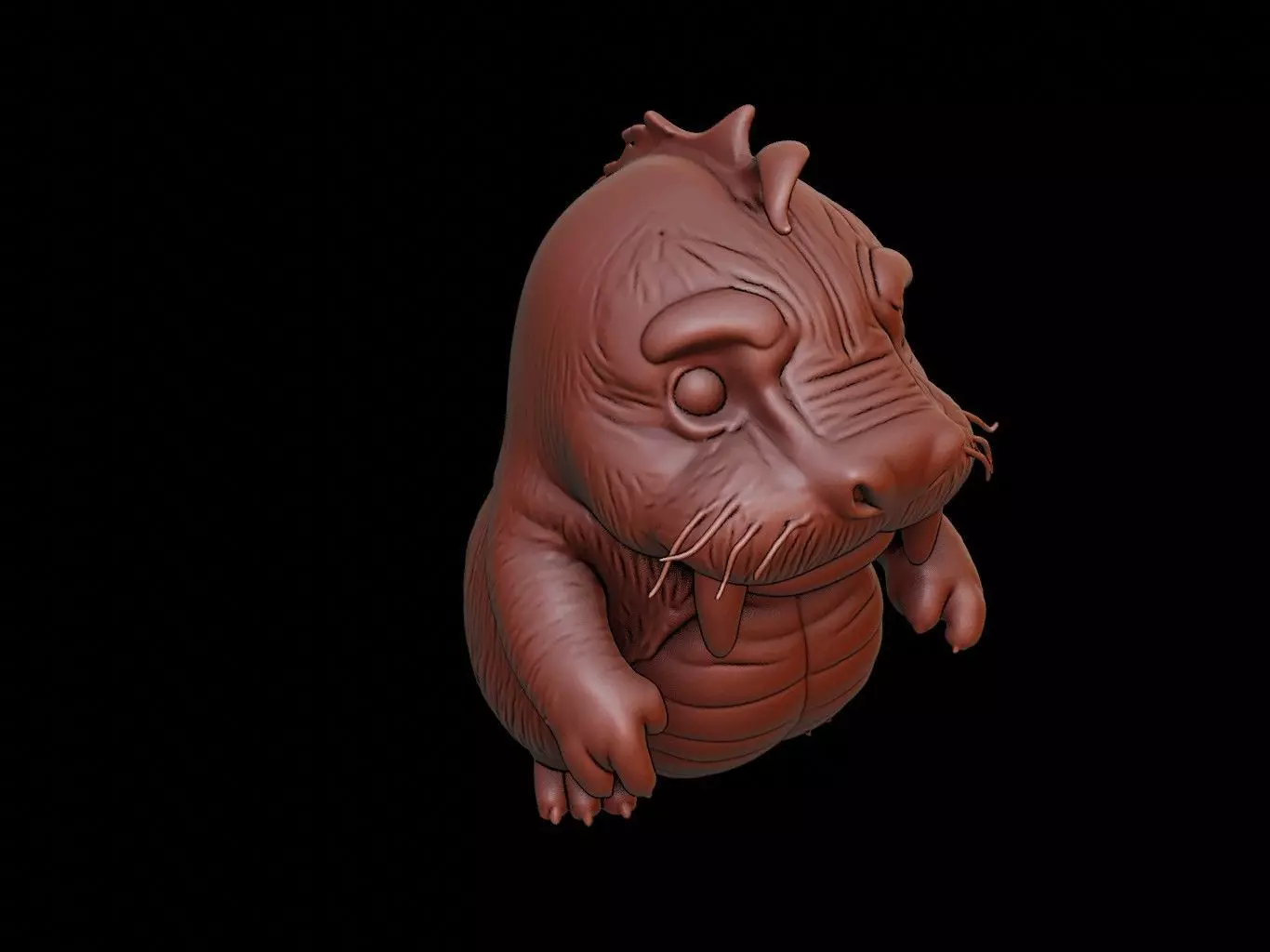 Walrus Animal Cartoon 3D print model_0