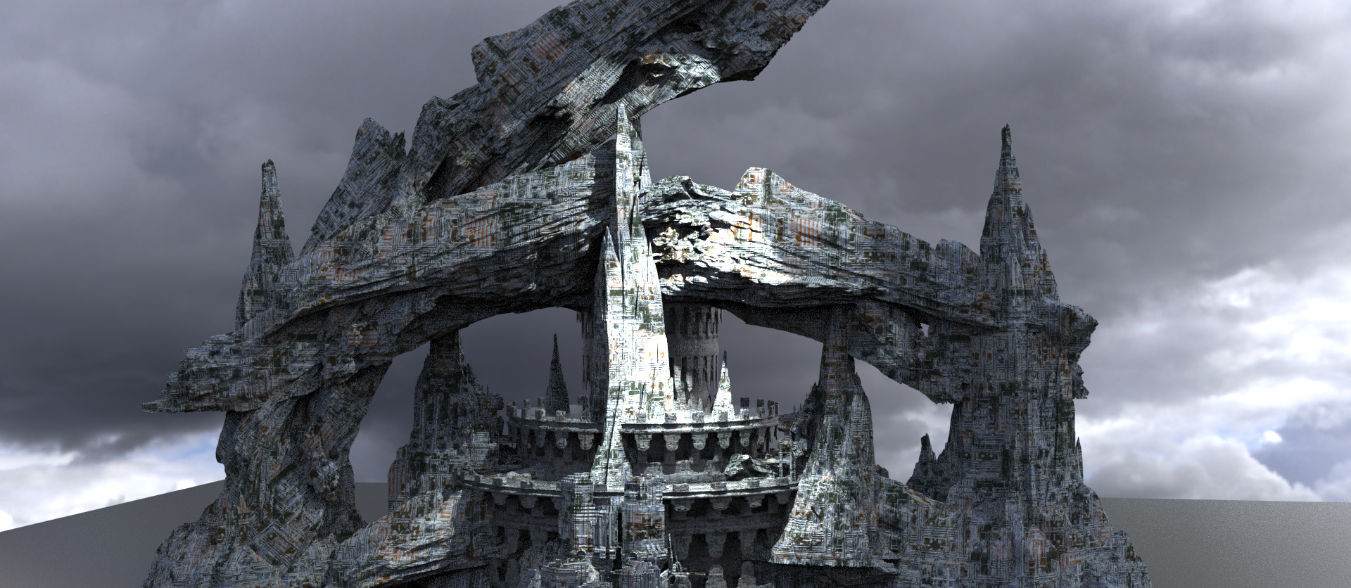 Ice Castle Pinnacle 1 3D model_2