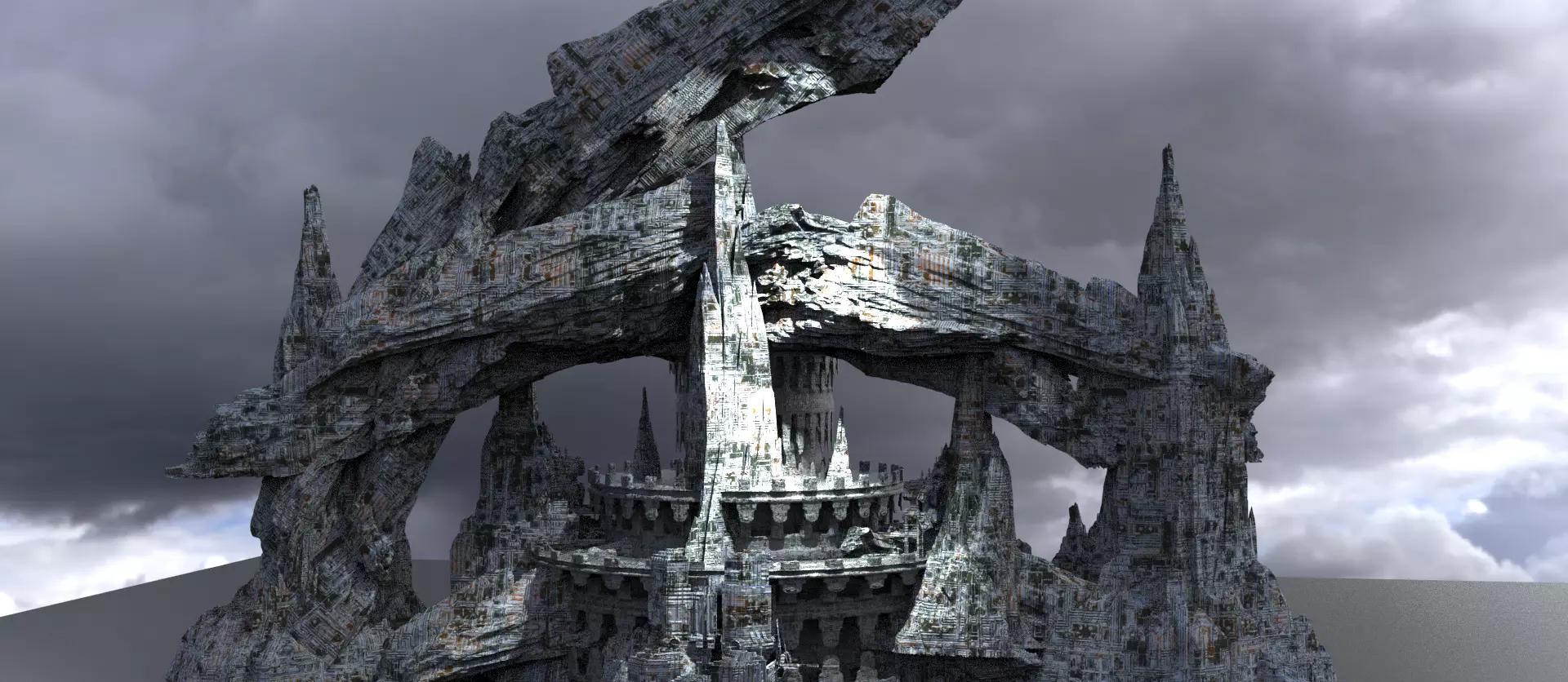 Ice Castle Pinnacle 1 3D model_0