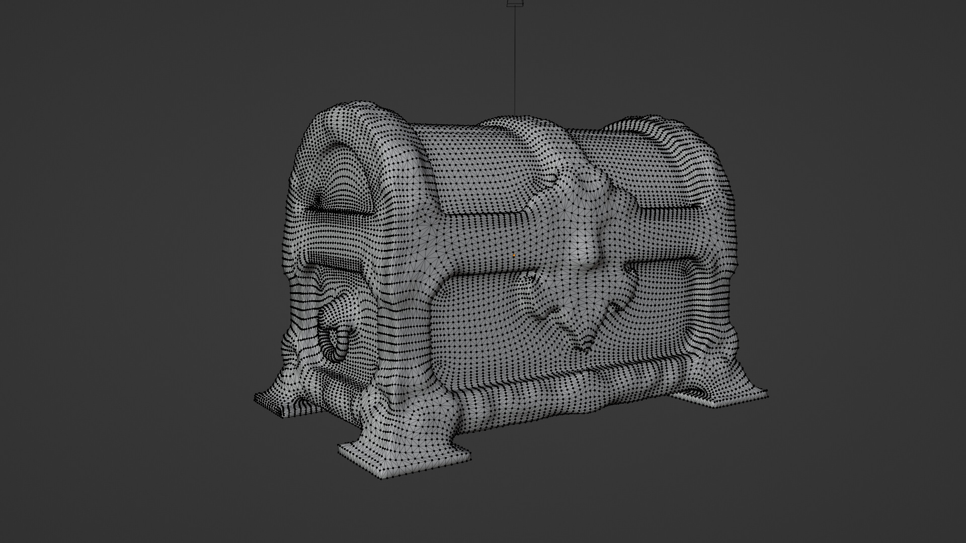treasure chest Low-poly 3D model_5