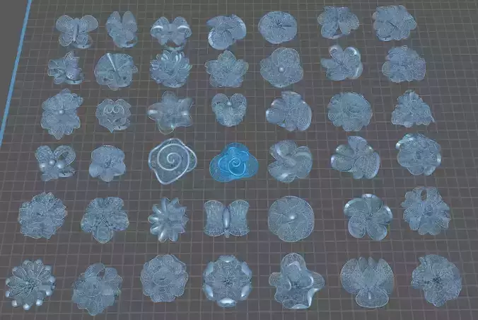 42 NEW FLOWER RINGS  Luxury HIGHT QUALITY JEWELRY ring 