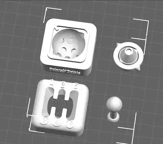 Stick Shifter Toy 3D print model