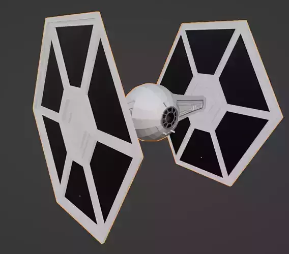 TIE fighter Free 3D model