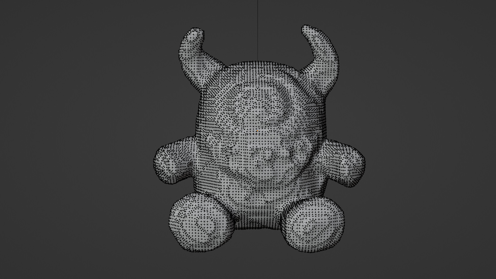 plush toy 01 Low-poly 3D model_5