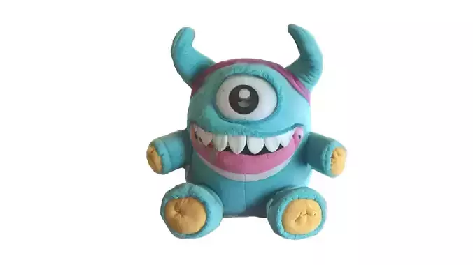 plush toy 01 Low-poly 3D model plush toy 01 Low-poly 3D model
