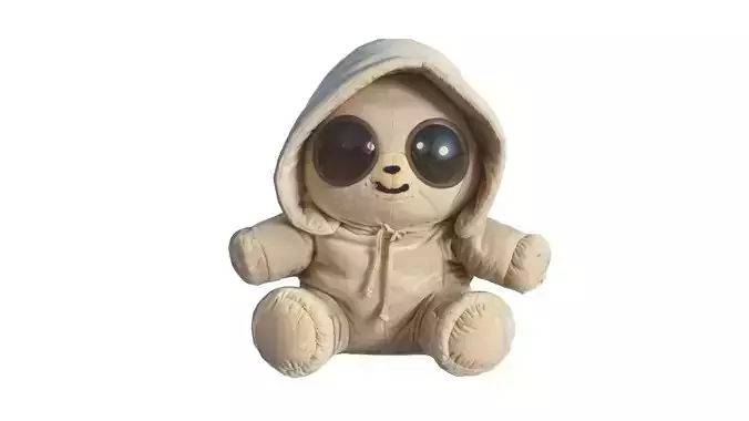 plush toy 02 Low-poly 3D model