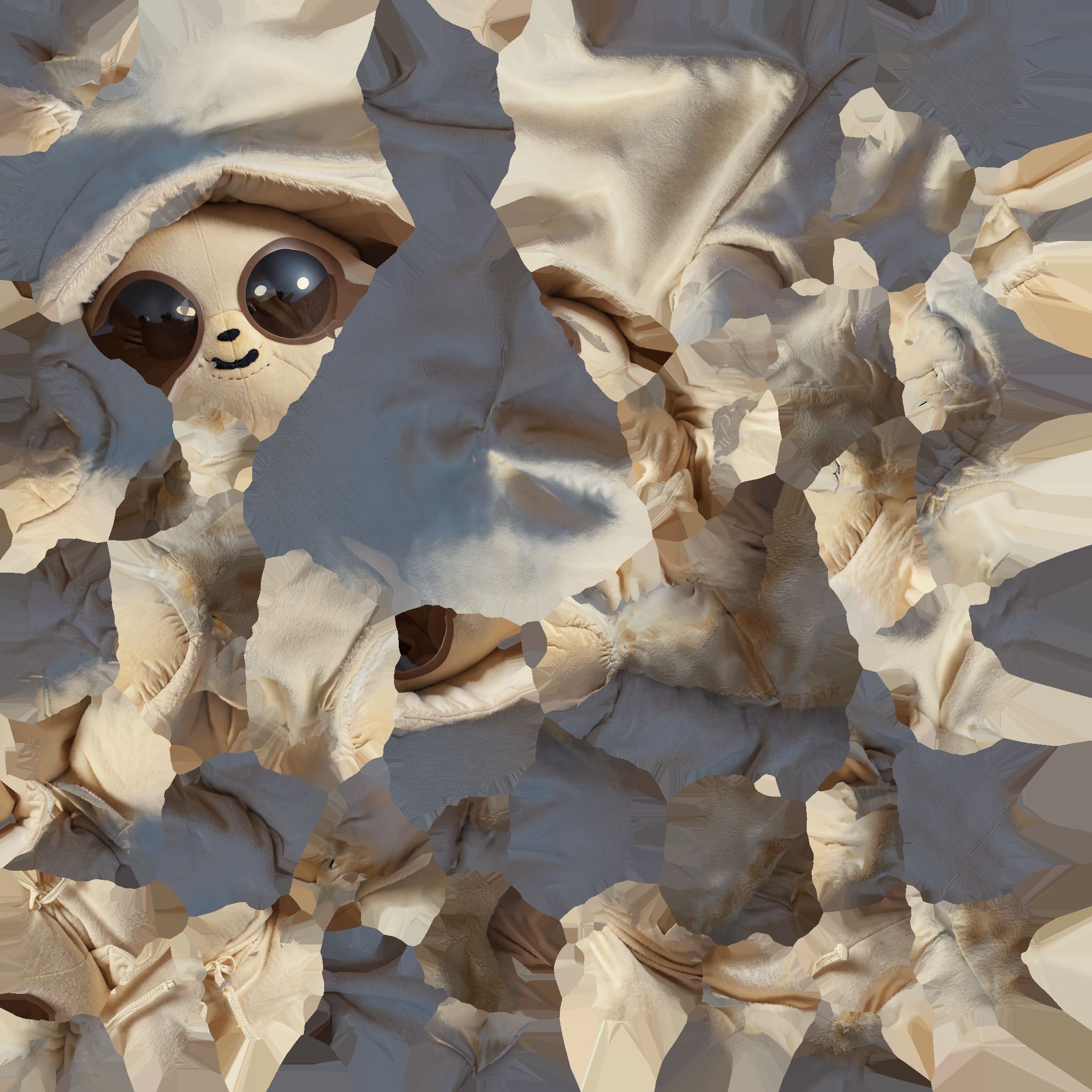 plush toy 02 Low-poly 3D model_6