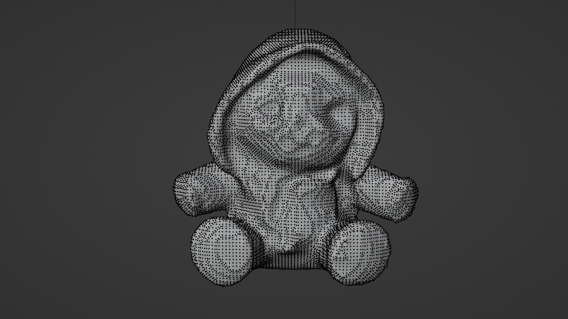 plush toy 02 Low-poly 3D model_7