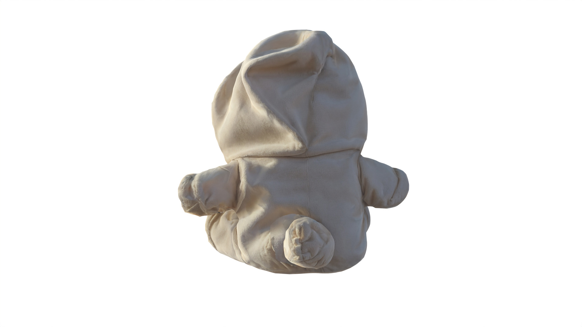 plush toy 02 Low-poly 3D model_4
