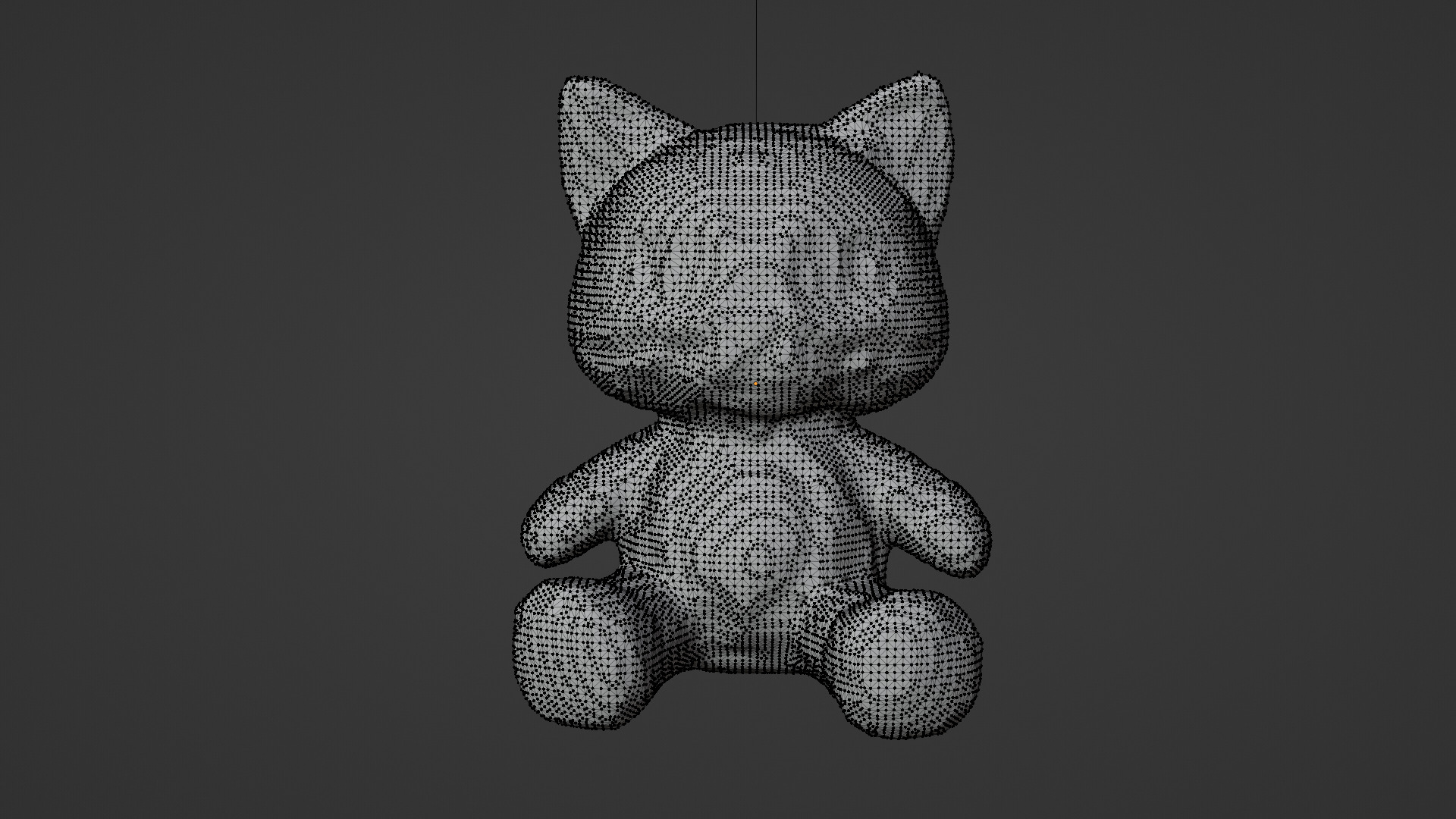 plush toy 03 Low-poly 3D model_5