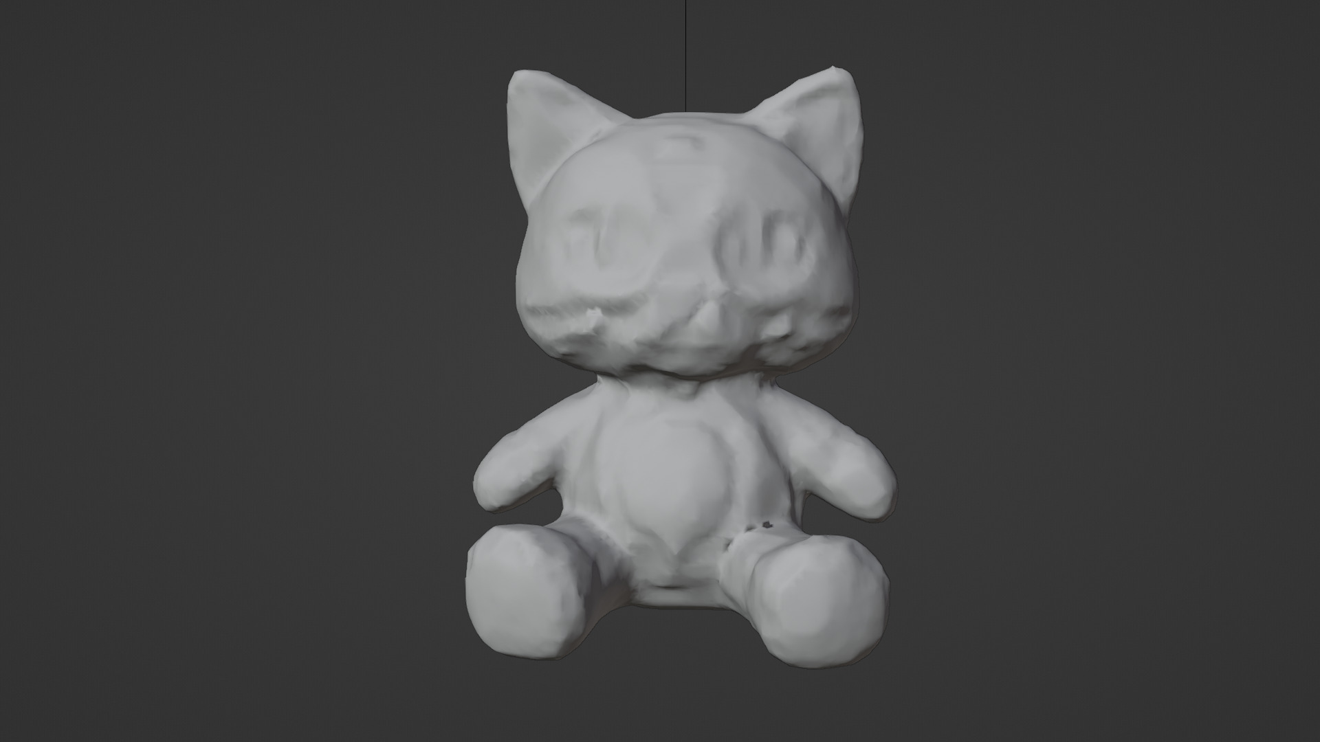 plush toy 03 Low-poly 3D model_7