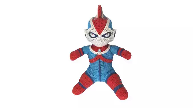 plush toy 04 Low-poly 3D model