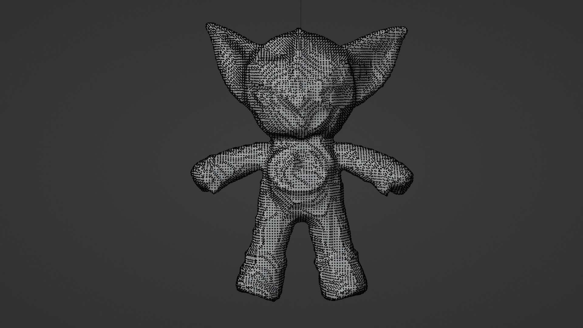 plush toy 05 Low-poly 3D model_5