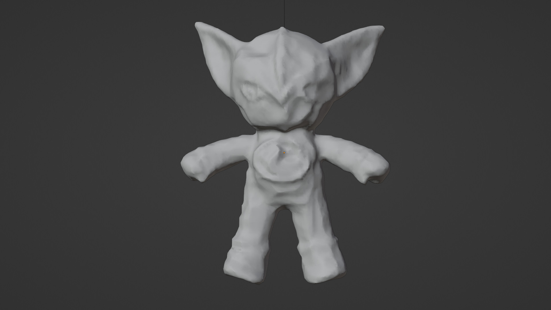 plush toy 05 Low-poly 3D model_7