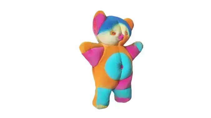 plush toy 07 Low-poly 3D model