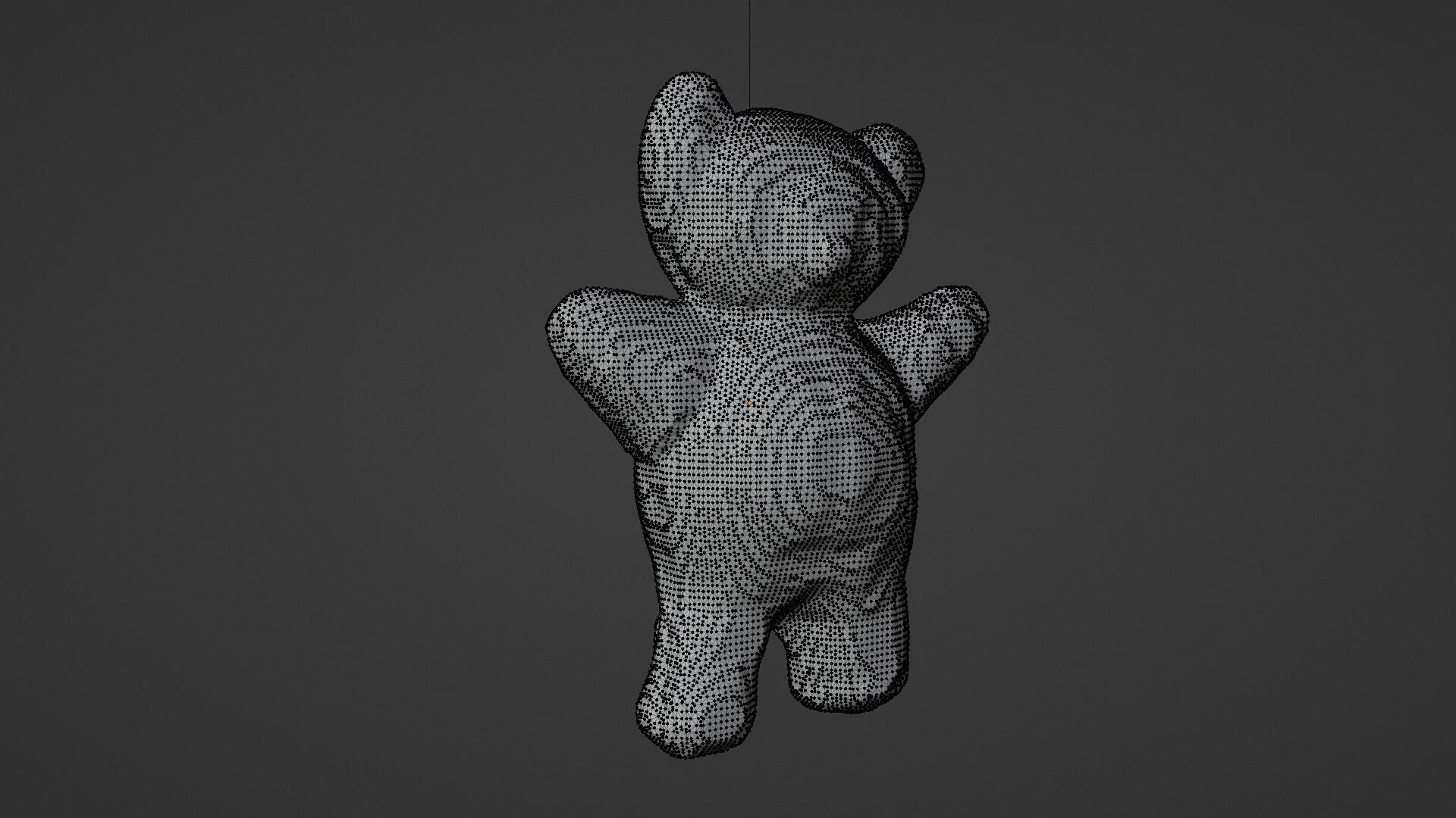 plush toy 07 Low-poly 3D model_5