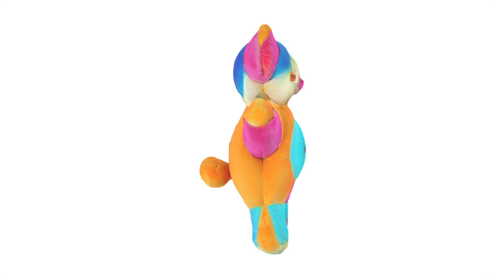 plush toy 07 Low-poly 3D model_3