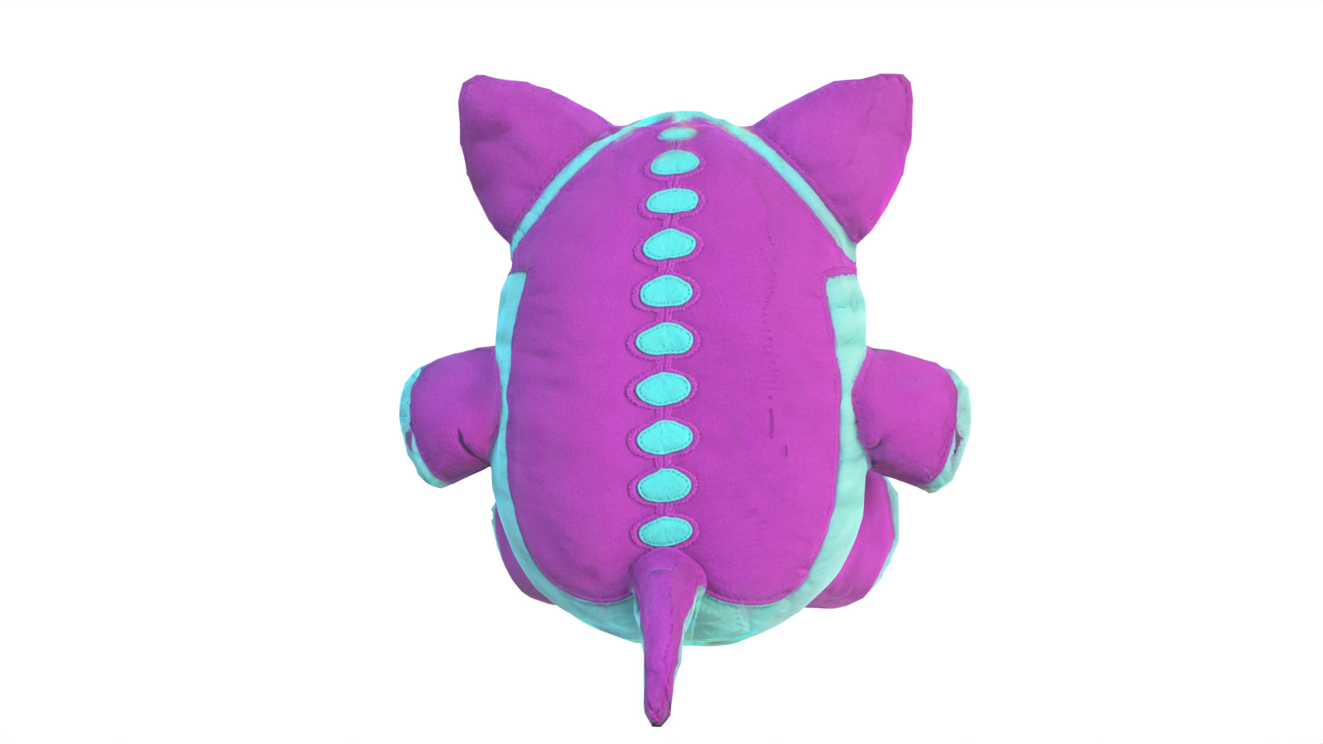 plush toy 08 Low-poly 3D model_4