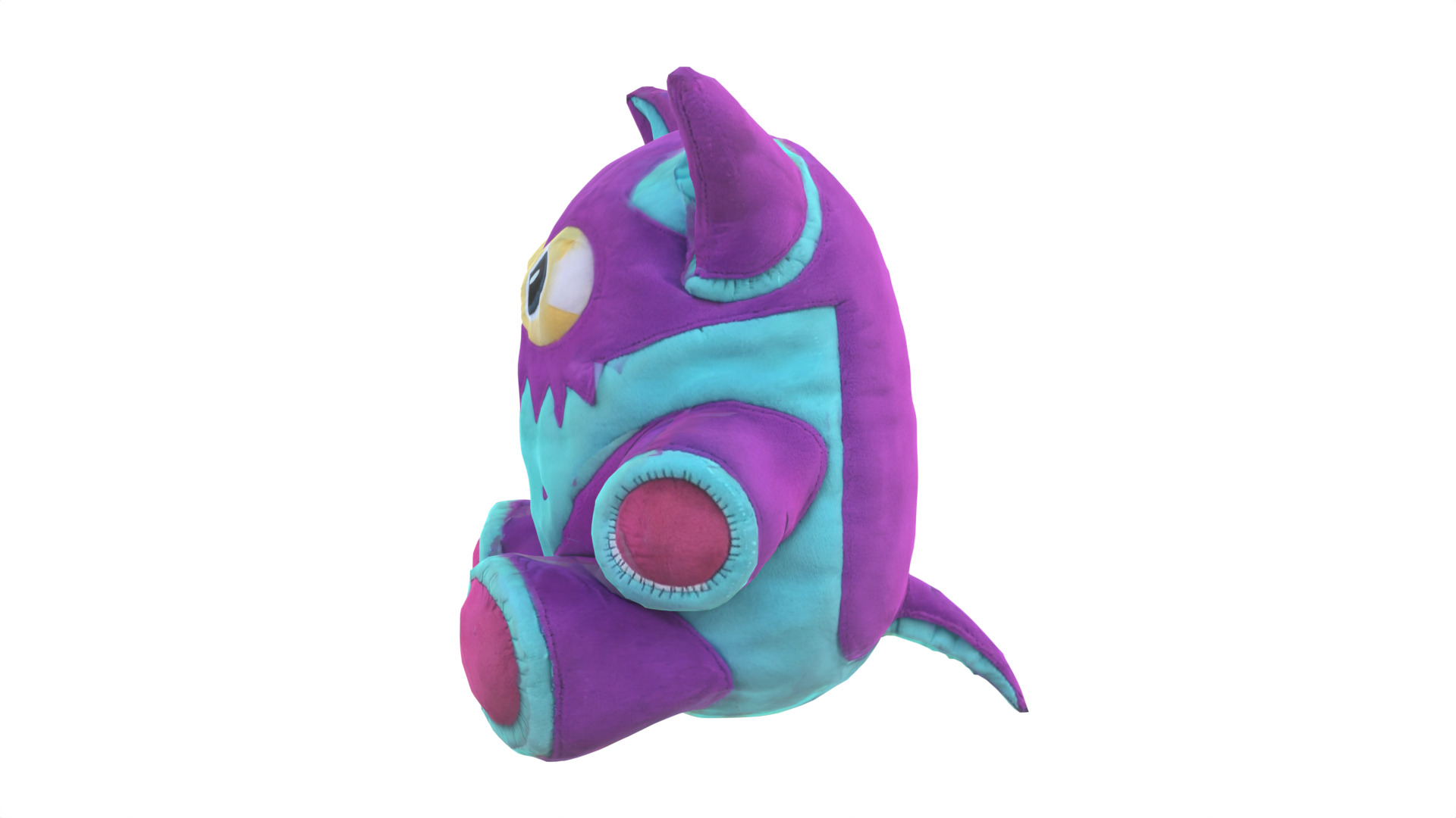plush toy 08 Low-poly 3D model_3