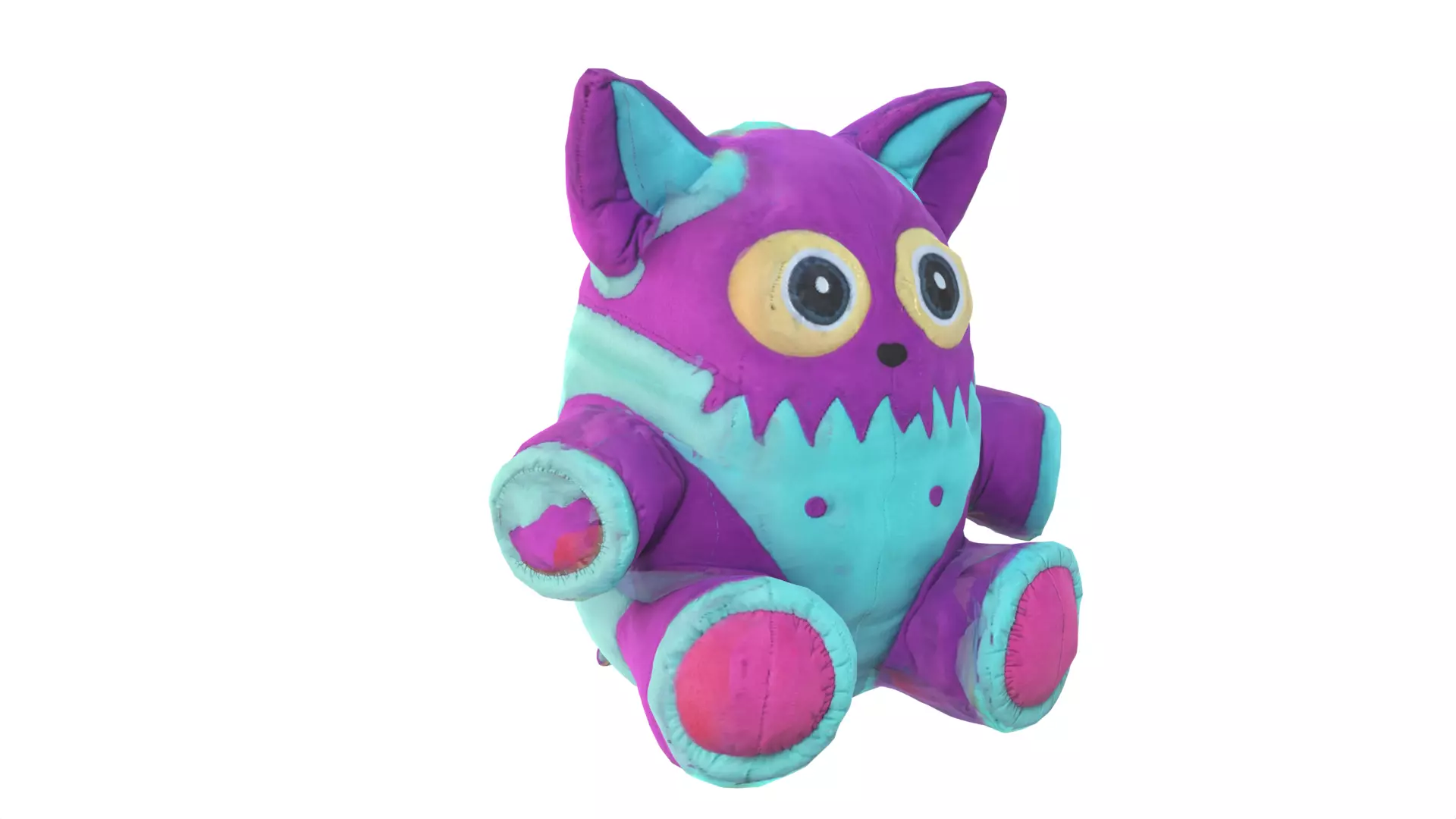 plush toy 08 Low-poly 3D model_0