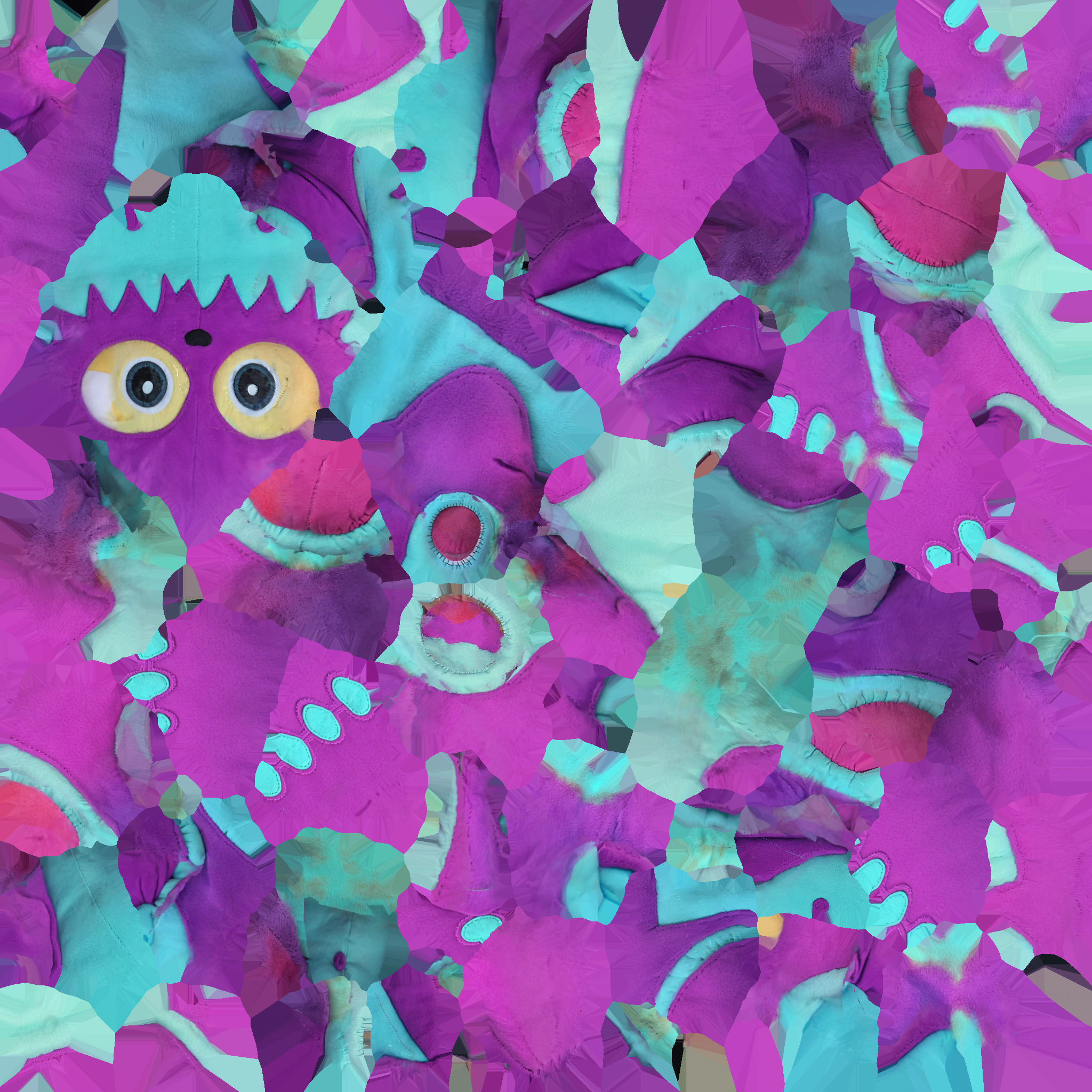 plush toy 08 Low-poly 3D model_5